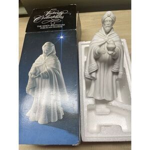 Vintage Avon Nativity Collectibles 1982 - The Magi Balthasar -‎ White Porcelain